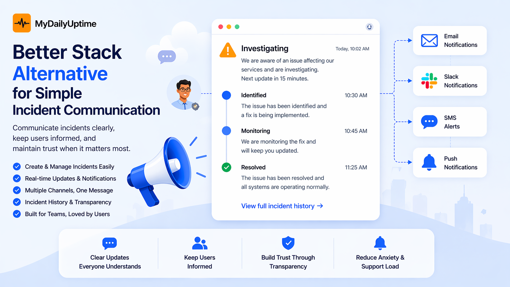 Better Stack Alternative for Simple Incident Communication cover image
